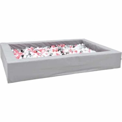 Bällebad rechteckig 3m - grau - Höhe: 45 cm