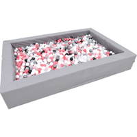 Ballbad R 3 m, grau, H 45, inkl. Bälle (pink-weiß) - 101847 b 19