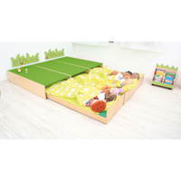 Kindergarten-Podest mit Auszugsbett, Teppichboden – Bild 16