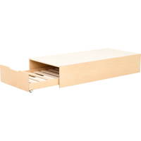 Kindergarten-Podest mit Auszugsbett – Linoleum beige - 126554 b 18