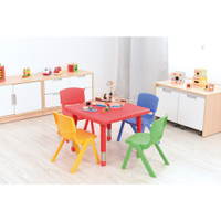 Tisch Felix, quadratisch, höhenverstellbar 40–60 cm – Bild 17