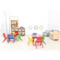 Tisch Felix, quadratisch, höhenverstellbar 40–60 cm – Bild 14
