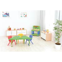 Tisch Felix, trapezförmig, höhenverstellbar 40–60 cm – Bild 7