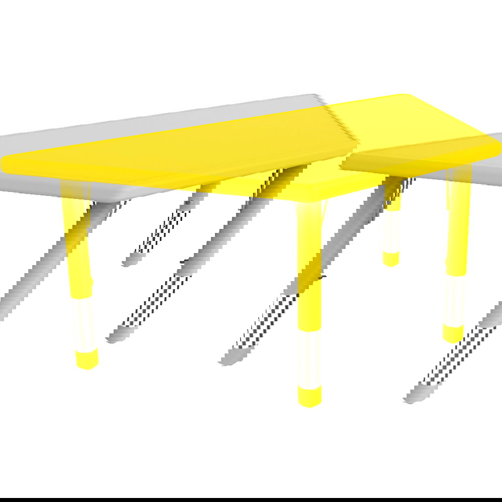 Tisch Felix, trapezförmig, höhenverstellbar 40–60 cm