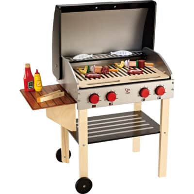 Kindergarten-Spielecke - Grill aus Holz
