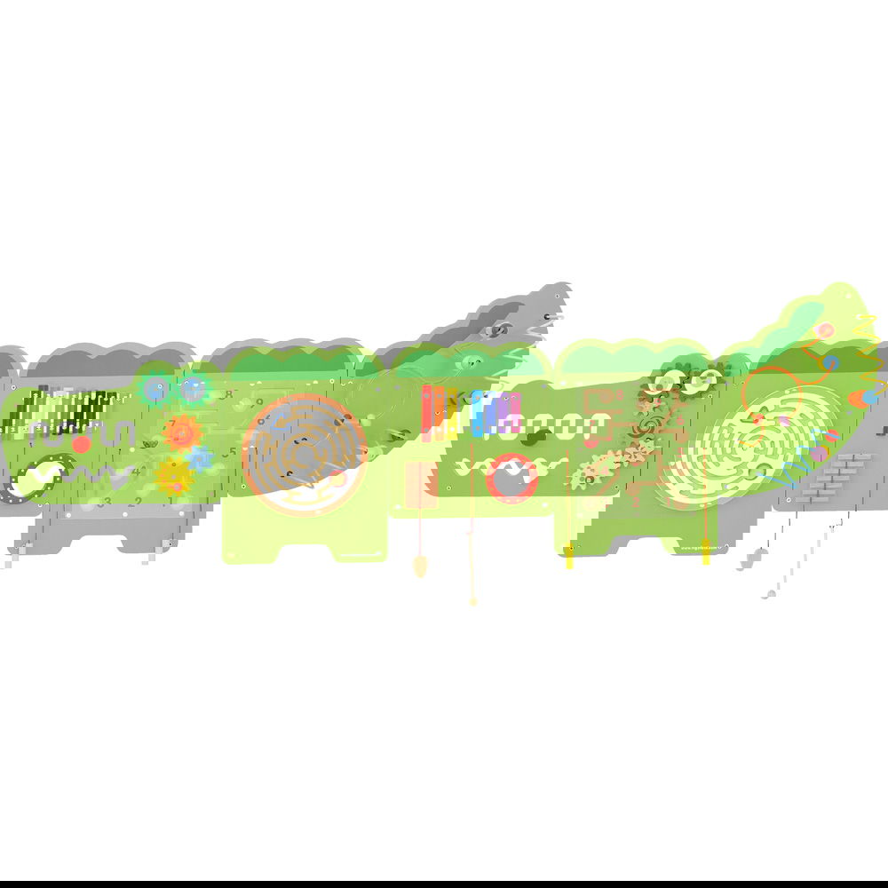 Wandapplikation "Krokodil Dilan mit 7 Spielen"