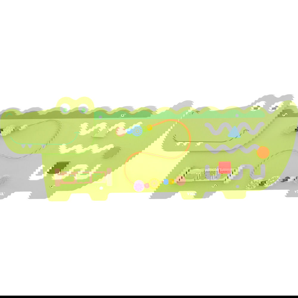 Wandapplikation "Krokodil Krim mit 3 Spielen"