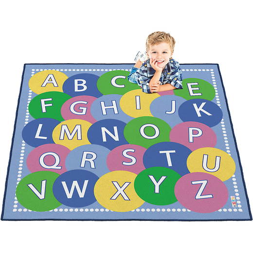 617025_b_19 Bodenspielmatte – Alphabet blau - 617025 b 19