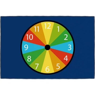 Bodenspielmatte - Uhr