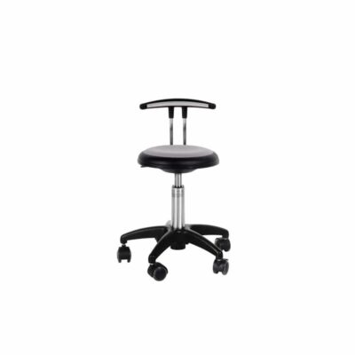 Rollhocker Star mit T-Lehne - Sitzhöhe: 38-48 cm