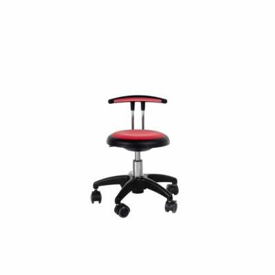 Rollhocker Star mit T-Lehne - Sitzhöhe: 30-38 cm