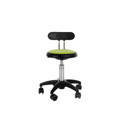 Rollhocker Star mit ovaler Lehne – Sitzhöhe: 38-48 cm