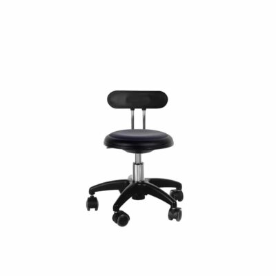 Rollhocker Star mit ovaler Lehne - Sitzhöhe: 30-38 cm