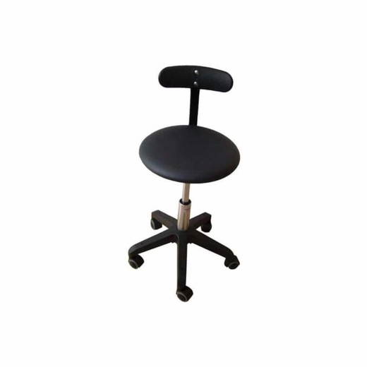 65130-schwarz Rollhocker für Erwachsene – Sitzhöhe: 43-50 cm - 65130 schwarz