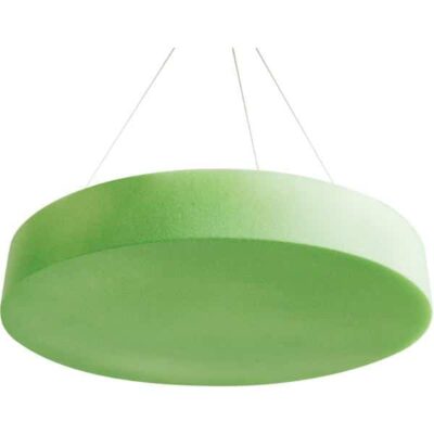 Akustik-Deckenpaneel - Kreis - Stärke: 10,5 cm - moosgrün