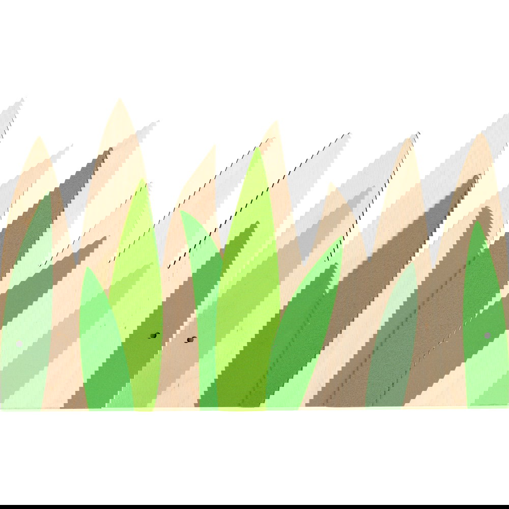 Filz-Wandapplikation "Gras"