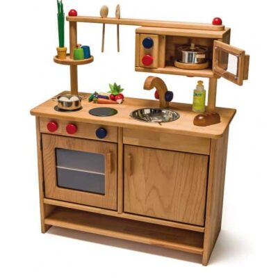 Spielküche aus Holz - Pantryküche