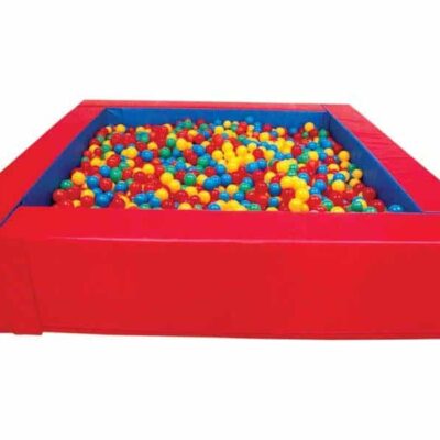 Bällebad - 5 teilig - rot/blau