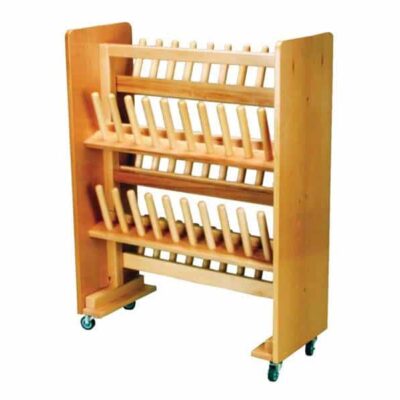 Stiefelwagen - passend für 25 paar Stiefel/Schuhe - montiert