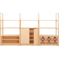 Möbelsatz Schrank M+S inkl. Holzbehälter – Flexi 41 - SET5121 b 17