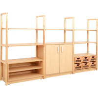 Möbelsatz Schrank M+S inkl. Holzbehälter – Flexi 41 - SET5121 d 17