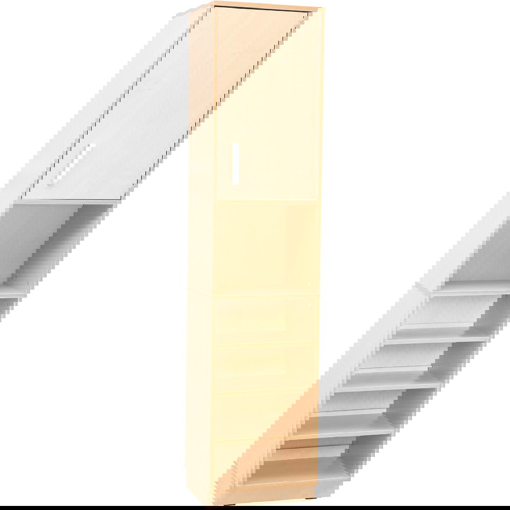 Flexi Schmaler Hochschrank B, H 203, auf Sockel (Flexi 57)