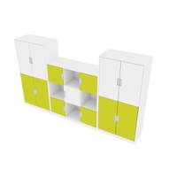 Möbelsatz Quadro 12/12W – 180° - SET6027W a 21