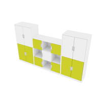 Möbelsatz Quadro 12/12W – 180° - SET6027W a 22