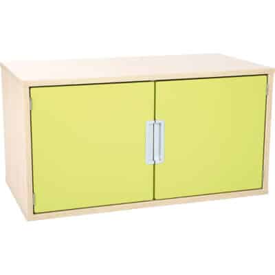 Hängeregal mit 1 Tür - Breite: 79 cm - limone (Quadro 34-180°)