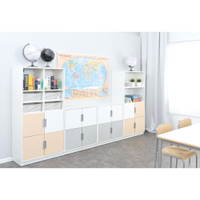 Möbelsatz Schrank M+XL - weiß/grau/beige - Quadro 85-180° – Bild 4
