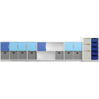 Möbelsatz Schrank M blau/grau - Quadro 108-180° – Bild 3
