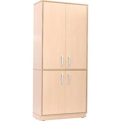 Hochschrank A - Höhe: 203 cm - geschlossen - auf Sockel (Flexi 25)