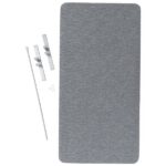 Akustik-Trennwand – Höhe: 160 cm – grau - akustik trennwand h 160 cm grau (1)