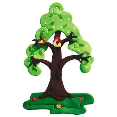 Wandbehang - Birnenbaum - im Wandel der 4 Jahreszeiten