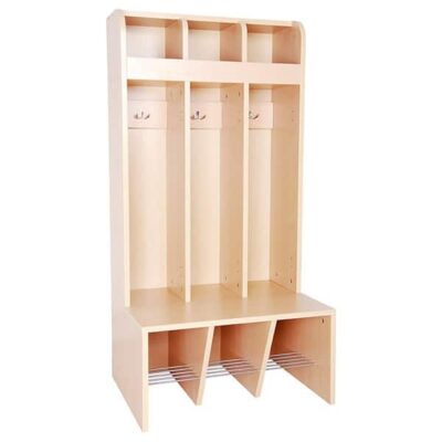 Garderobe Schmetterling - 3 Fächer - Sitzhöhe: 32,5 cm