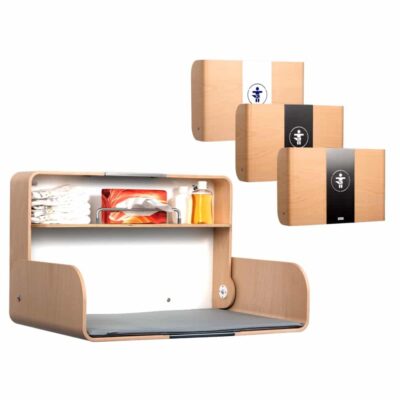 timkid Wandwickeltisch KAWAQ | Buche