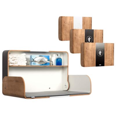 timkid Wandwickeltisch KAWAQ | Eiche