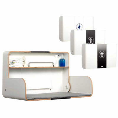 timkid Wandwickeltisch KAWAQ | White
