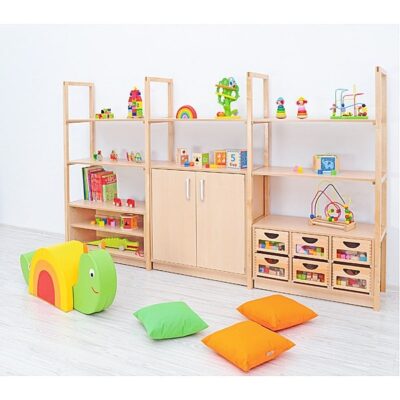 Möbelsatz Schrank M+S inkl. Holzbehälter - Flexi 41