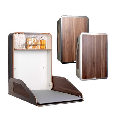 timkid Wandwickeltisch QUATTRO | Walnuss