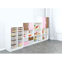 Möbelsatz Schrank L+M flieder/braun/grau - Quadro 91-180° – Bild 4
