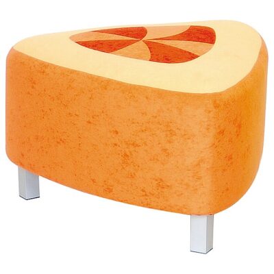 Kindergarten-Sitz Premium - dreieckig - orange/gelb