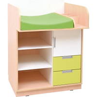 Wickelkommode Quadro, Fronten limone-weiß – Bild 11