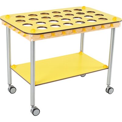 Kindergarten-Zahnputzbecherwagen - Rechteck - 26 Becher