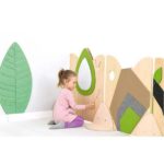 Holztrennwand Flora 3 – Spiegel + Schiebespiel - 099391 d 20