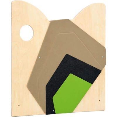 Holztrennwand Flora 4 - Brauner Berg