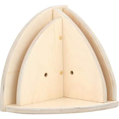 Eck-Verbindungselement 90° für Holztrennwände Flora