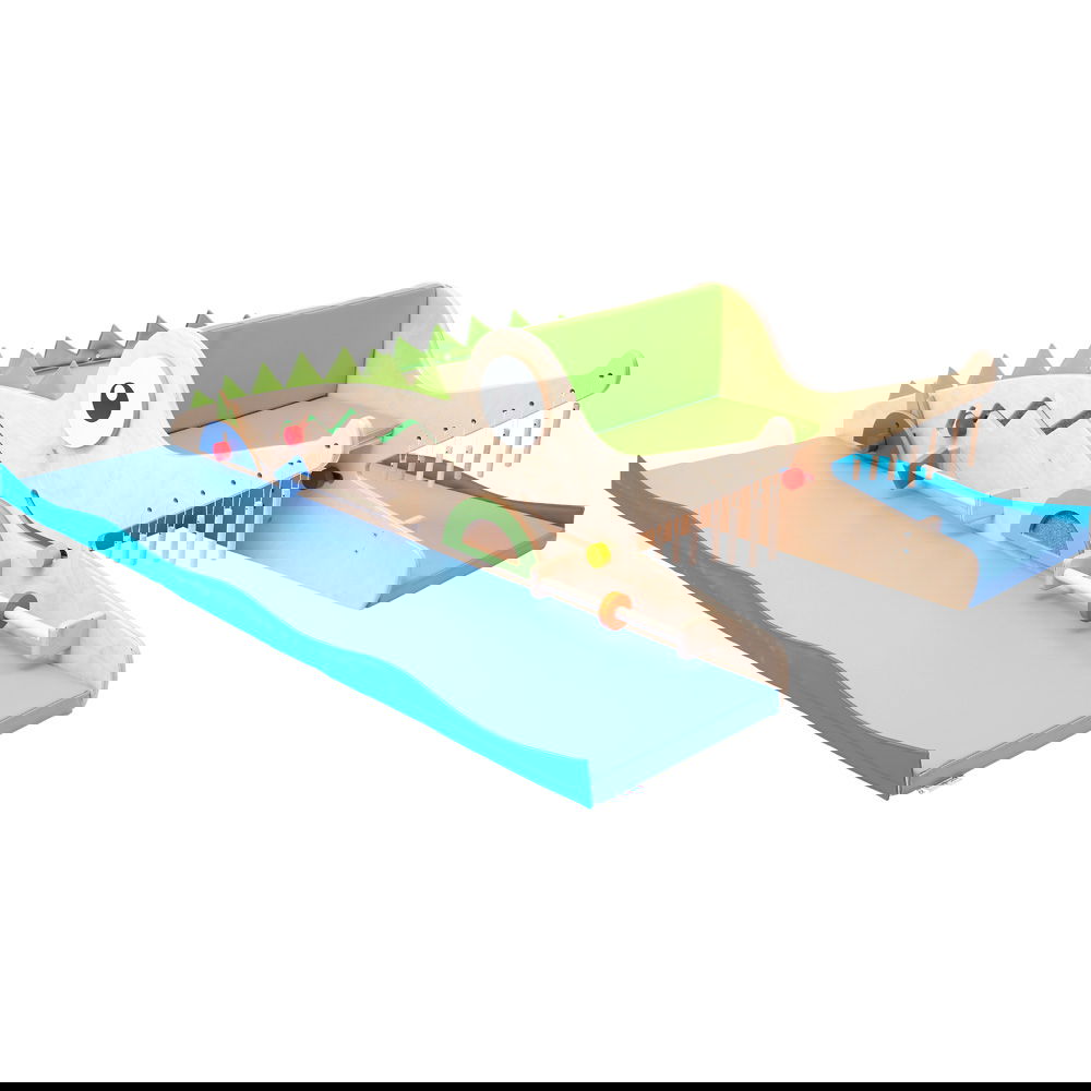 Sensorische Spielecke in Krokodil-Form