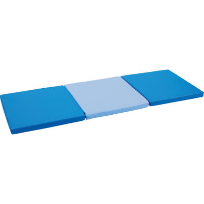 3-teilige Matte, blau