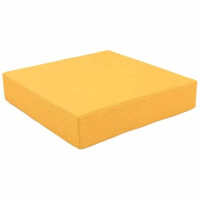 Matte Quadro 1 quadratisch - gelb - Höhe: 15 cm